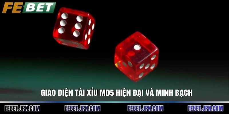 Giao diện Tài Xỉu MD5 hiện đại và minh bạch