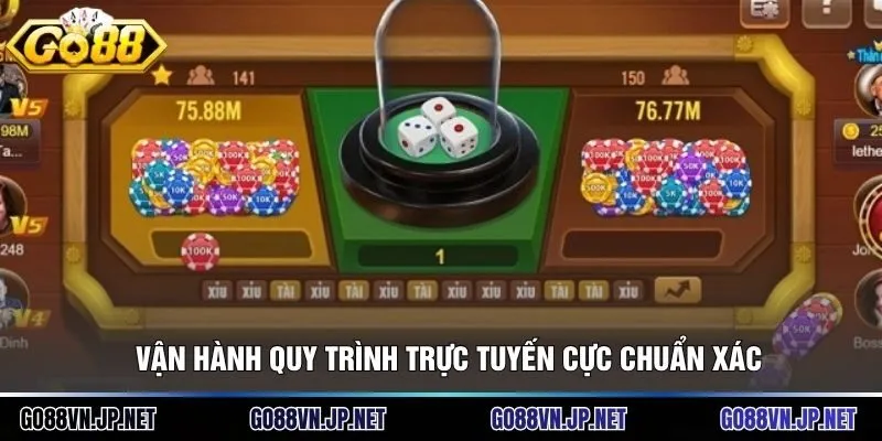 Vận hành quy trình trực tuyến cực chuẩn xác